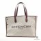 GIVENCHY TOTE BEIGE RED GHW