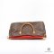 LOUIS VUITTON PALLAS BROWN MONOGRAM RED CANVAS GHW