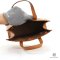 MCM TOTE 27 BROWN CANVAS GHW