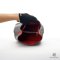 LV NEONOE MM BROWN MONOGRAM RED CANVAS GHW