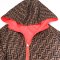 FENDI HOODIE 44_ PINK BROWN NYLON