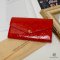 LV SARAH WALLET LONG RED MONOGRAM VERNIS GHW