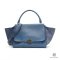 CELINE TRAPEZE SMALL BLUE CALF SHW