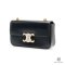 CELINE TRIOMPHE SHOULDER 8_ BLACK CALF GHW