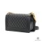 CHANEL BOY 10_ BLACK CAVIAR GHW