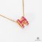 HERMES NECKLACE POP PINK GHW