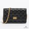 CHANEL REISSUE WOC BLACK CALF GHW MICRO