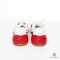 GUCCI SNEAKER 36 WHITE RED CALF