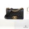 CHANEL BOY 8 IN BLACK CAVIER GHW