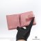 CHANEL FRENCH SHORT WALLET PINK LAMB