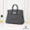 HERMES BIRKIN 25 BLACK EPSOM SHW