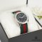 GUCCI WATCH 41 MM STAINLESS GREEN/RED STRAP