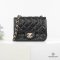 CHANEL CLASSIC MINI 7 SQ BLACK LAMB GHW