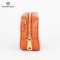 PRADA SAFFIANO MINI ZIP CROSSBODY BAG IN ORANGE