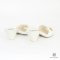 CHANEL SANDALS HIGH HEELS 36 WHITE LAMB GHW