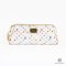 LOUIS VUITTON KATE CLUTCH 23 WHITE MONOGRAM MULTICOLOR CANVAS GHW