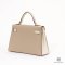 HERMES KELLY 20 BEIGE WHITE EPSOM GHW STAMP Z