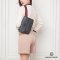 GUCCI BLET BAG THIN SQUARE MONOGRAM BLACK