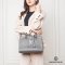 YSL SMALL CABAS GREY GHW