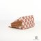 CELINE CLUTCH WITH CHAIN 16 BROWN LOGO RED NYLON GHW