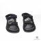 CHANEL SANDALS WITH STRAP 38.5 BLACK GHW