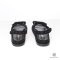CHANEL SANDALS WITH STRAP 38.5 BLACK GHW