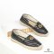 GUCCI MARMONT LOAFER 38.5 BLACK CALF GHW