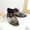 BURBERRY LOAFER BROWN LEOPARD FUR SIZE 39