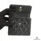 CHANEL TRIFOLD WALLET BOY BLACK CAVIAR GHW