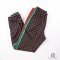 GUCCI TROUSERS M BLACK RED GREEN GG MONOGRAM