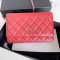 CHANEL WOC 7.5" RED CAVIAR GHW