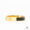 HERMES CLIC CLAC 1 CM PM BLACK GHW