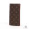 LV BI FOLD WALLET LONG BROWN MONOGRAM CANVAS