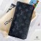 LOUIS VUITTON BRAZZA WALLET LONG BLACK GRAPHITE CANVAS