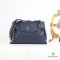 CHANEL TOTE WITH FLAP LAMB NAVY SHW