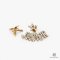 DIOR JADIOR BEE 2 CM GOLD PEARL GHW