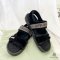 OFF-WHITE LOGO STRAP RIDGED SANDALS 39 BLACK