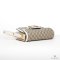 GUCCI HORSEBIT 1955 MEDIUM WHITE GG MONOGRAM GHW