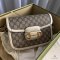 GUCCI HORSEBIT 1955 MEDIUM WHITE GG MONOGRAM GHW