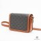 CELINE TRIOMPHE 22 BROWN TAN CANVAS GHW