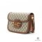 GUCCI HORSEBIT 1955 MEDIUM BROWN GG SUPREME MONOGRAM GHW