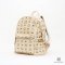 MCM BACKPACK MEDIUM BEIGE CALF GHW