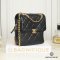 CHANEL MELODY BACKPACK BLACK CAVIAR GHW MICROCHIP