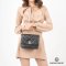 CHANEL 7.5 SQ FONT SIDE BLACK LAMB GHW
