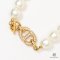 DIOR BRACELET 19 WHITE PEARL GHW