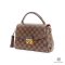 LOUIS VUITTON CROISETTE PM BROWN DAMIER CANVAS GHW