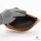 BOTTEGA CLUTCH 25 BROWN PINK SMALL STRIP