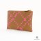 BOTTEGA CLUTCH 25 BROWN PINK SMALL STRIP