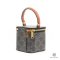 CELINE VANITY 9.5 BROWN TAN CANVAS GHW