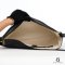 GUCCI HALF MOON HOBO 40 BLACK LOGO GG CALF GHW